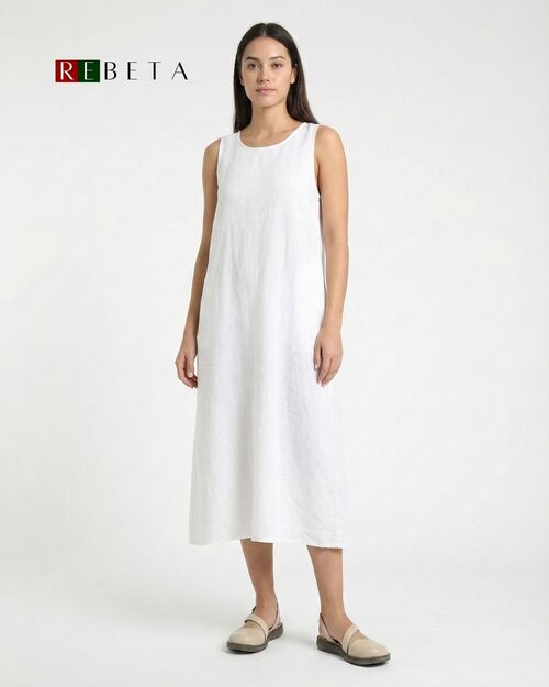 REBETA Deri Kadın Bej Sandalet