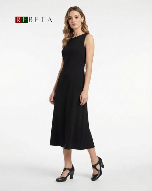 BETA Deri Kadın Topuklu Siyah Ayakkabı