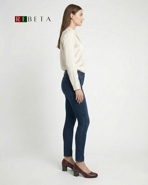 REBETA Deri Kadın Topuklu Bordo Ayakkabı