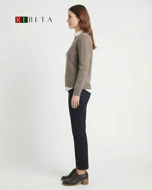 REBETA Deri Kadın Kahverengi Topuklu Ayakkabı