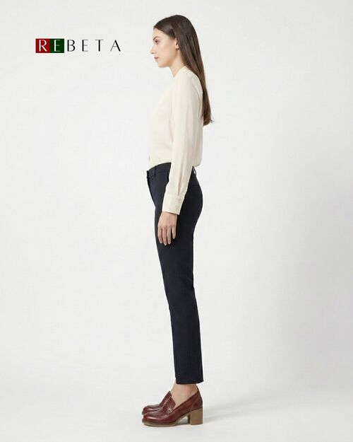 REBETA Deri Kadın Bordo Topuklu Loafer Ayakkabı