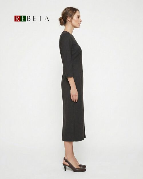 REBETA Deri Kadın Topuklu Kahverengi Ayakkabı