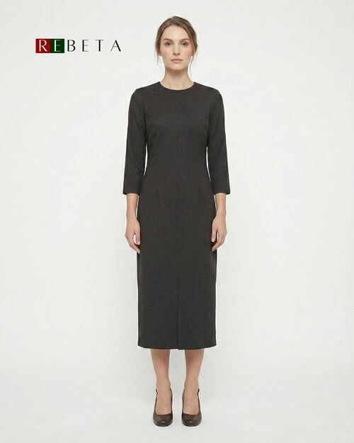 REBETA Deri Kadın Topuklu Kahverengi Ayakkabı