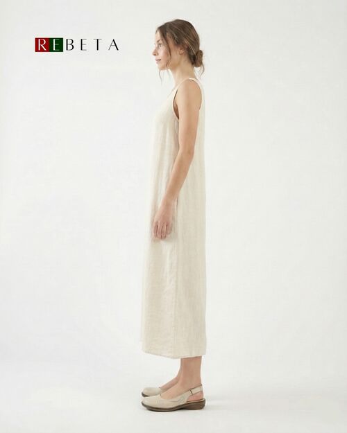 REBETA Deri Kadın Sandalet Bej