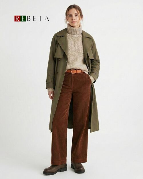 REBETA Deri Kadın Ayakkabı Antik Kahve