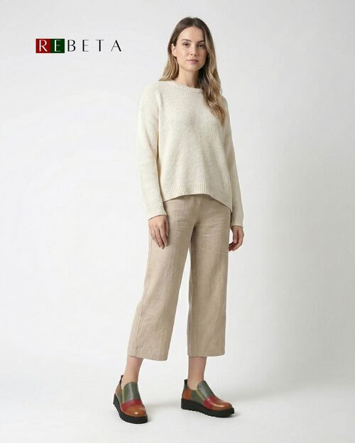 Rebeta Deri Kadın Ayakkabı Taba Kombin