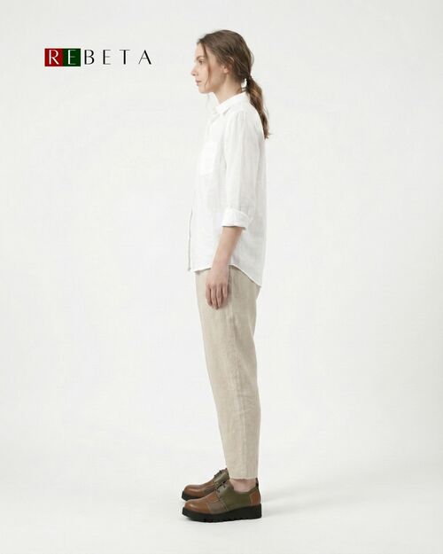 REBETA Deri Kadın Vizon Kombin Ayakkabı