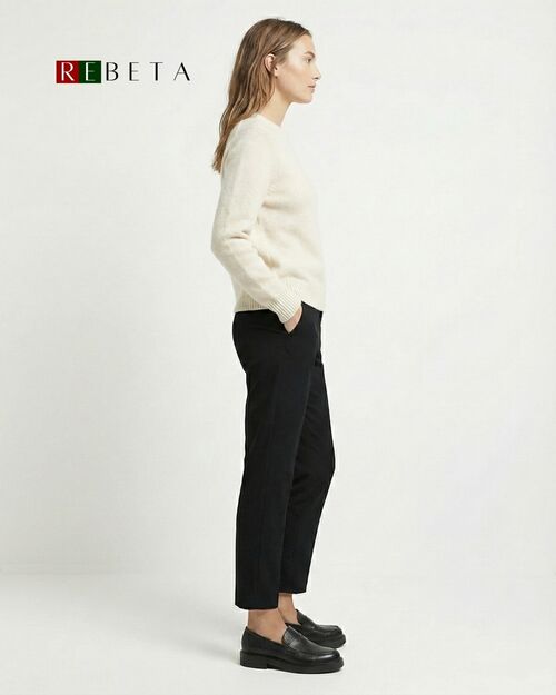 REBETA Deri Kadın Siyah Loafer Ayakkabı