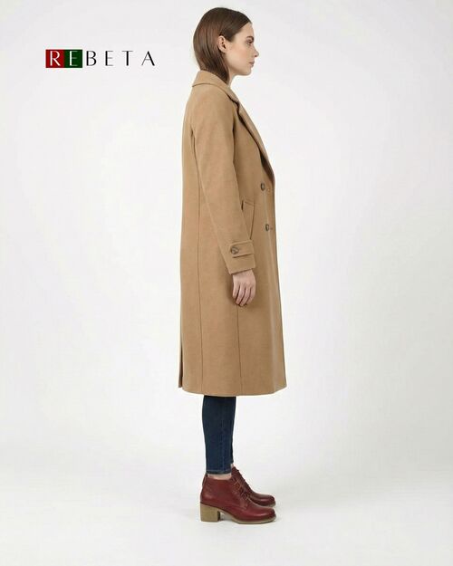 REBETA Deri Kadın Bağcıklı Topuklu Bordo Bot