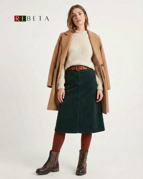 REBETA Deri Kadın Bot Antik Kahve