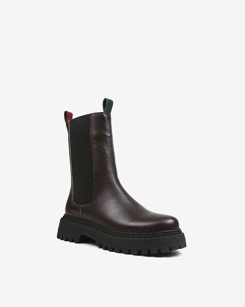 REBETA Deri Kadın Kahve Rengi Bot