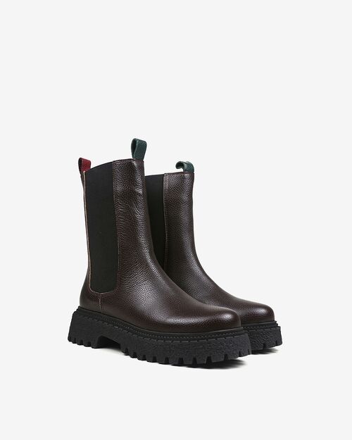 REBETA Deri Kadın Kahve Rengi Bot