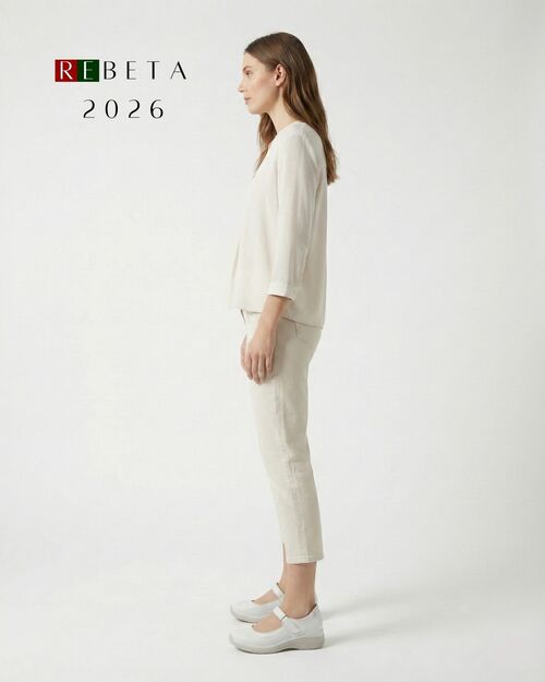 REBETA Deri Kadın Yüksek Tabanlı Beyaz Ayakkabı