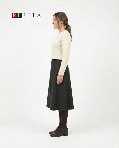 REBETA Deri Kadın Bağlamalı Topuklu Kahverengi Ayakkabı