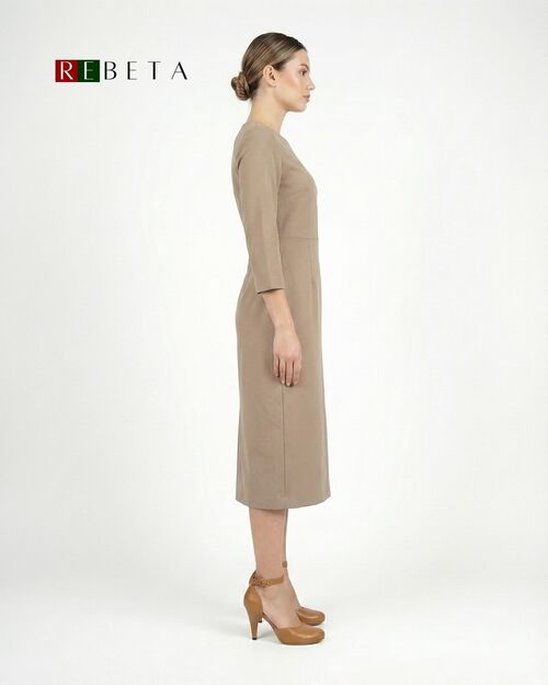 REBETA Deri Kadın Bilekten Bağlamalı Topuklu Taba Ayakkabı