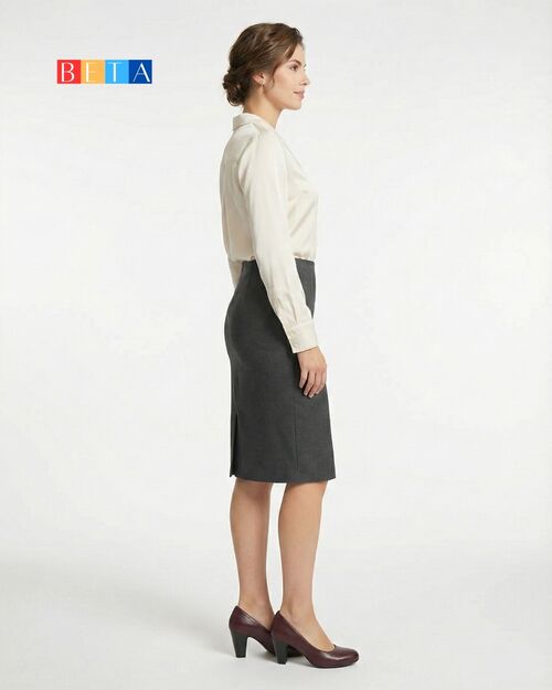 BETA Deri Kadın Topuklu Bordo Ayakkabı