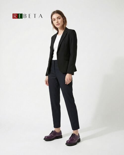 REBETA Deri Kadın Ayakkabı Mor