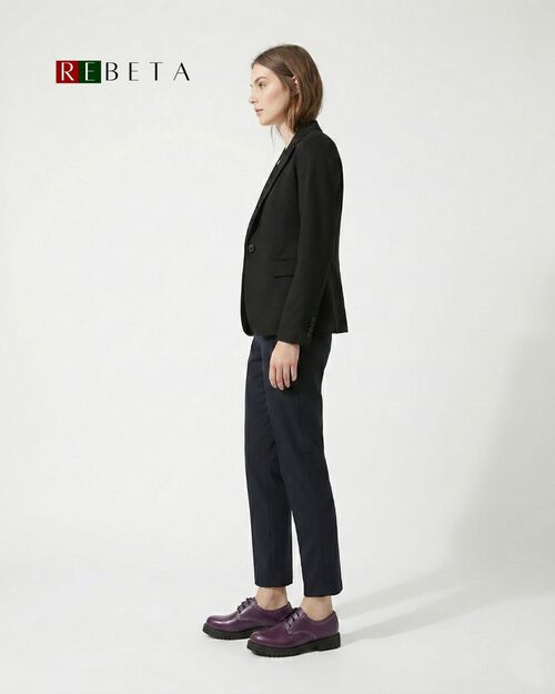 REBETA Deri Kadın Ayakkabı Mor