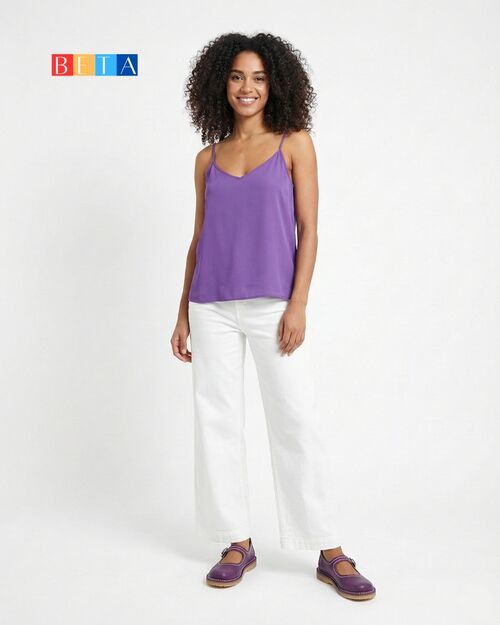 BETA Life Kadın Deri Mor Ayakkabı