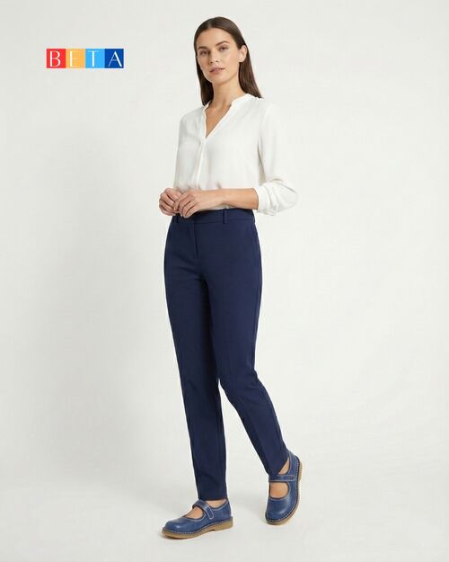 BETA Life Kadın Deri Mavi Ayakkabı