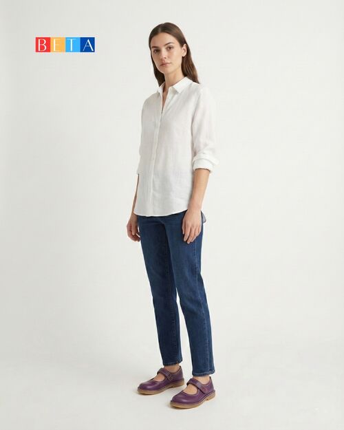 BETA Life Kadın Deri Mor Ayakkabı