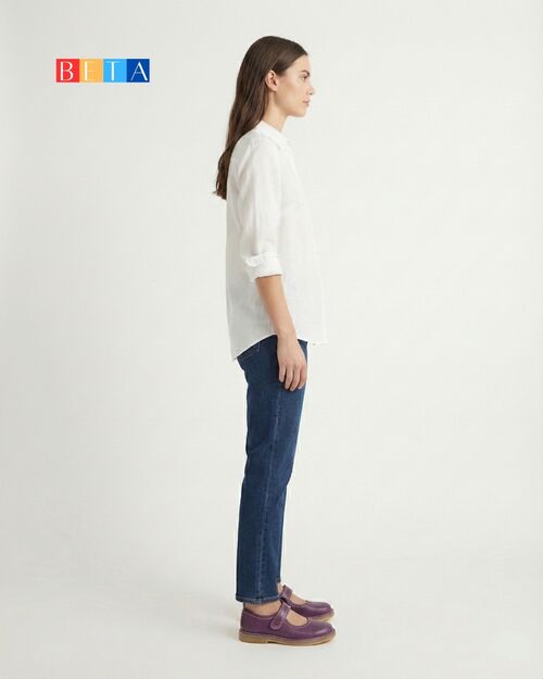 BETA Life Kadın Deri Mor Ayakkabı