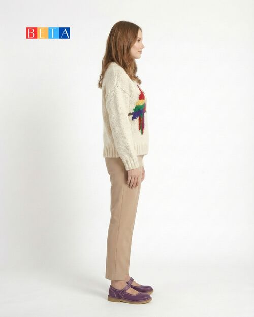 BETA Life Kadın Deri Mor Ayakkabı