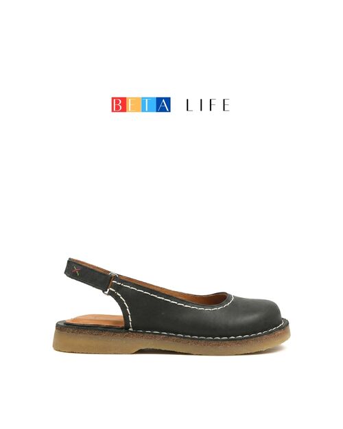 BETA Life Kadın Deri Siyah Sandalet
