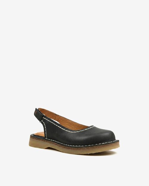 BETA Life Kadın Deri Siyah Sandalet