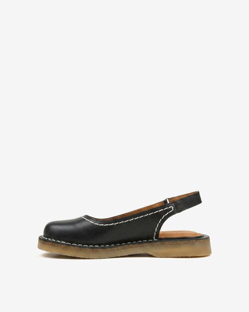 BETA Life Kadın Deri Siyah Sandalet