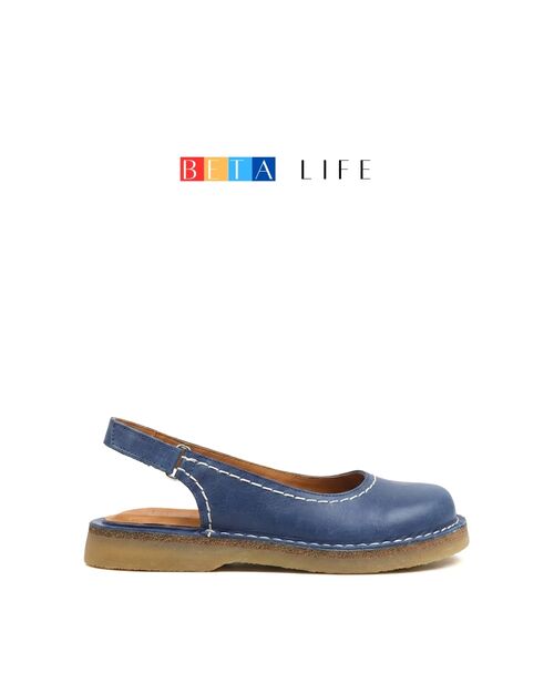 BETA Life Kadın Deri Mavi Sandalet