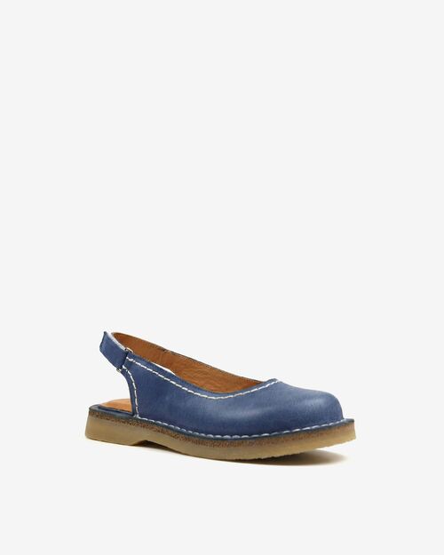 BETA Life Kadın Deri Mavi Sandalet