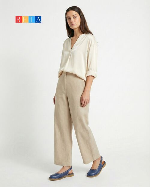 BETA Life Kadın Deri Mavi Sandalet