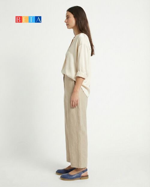 BETA Life Kadın Deri Mavi Sandalet