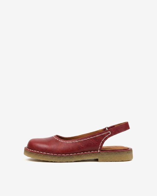 BETA Life Kadın Deri Kırmızı Sandalet