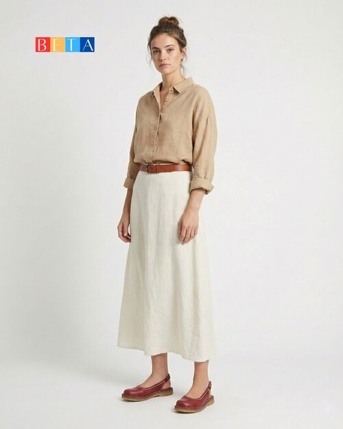 BETA Life Kadın Deri Kırmızı Sandalet