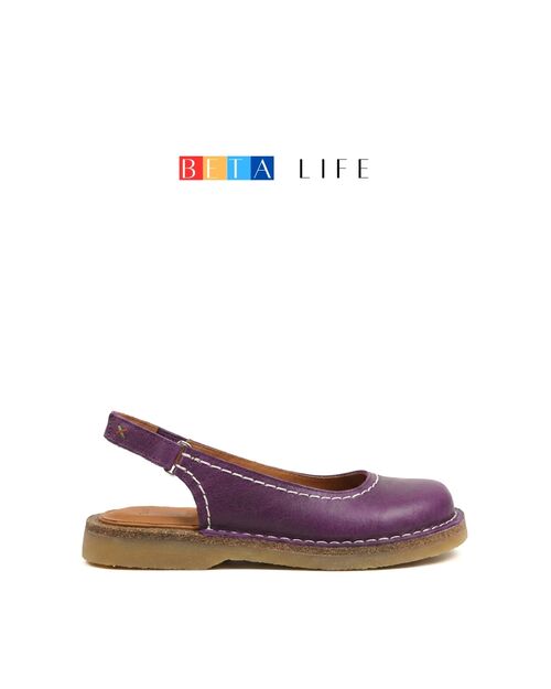 BETA Life Kadın Deri Mor Sandalet