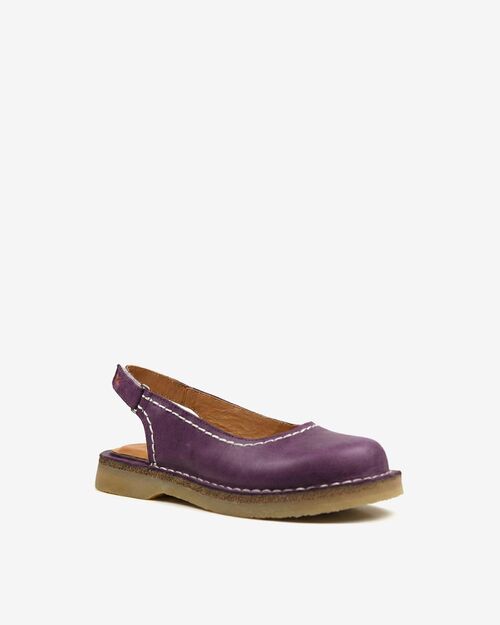 BETA Life Kadın Deri Mor Sandalet