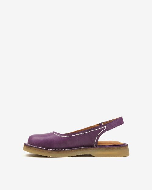 BETA Life Kadın Deri Mor Sandalet