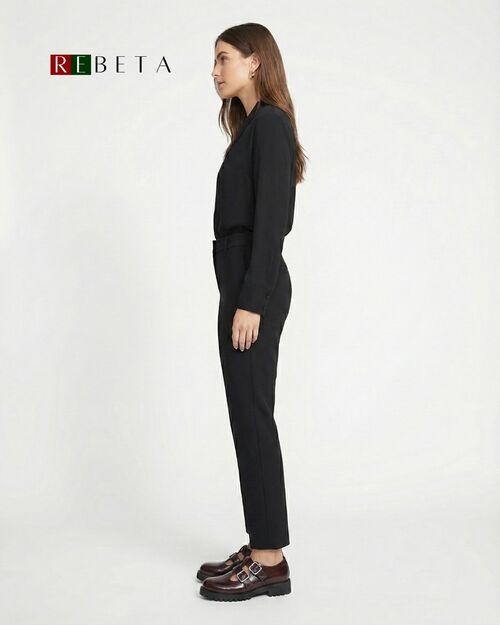 REBETA Deri Kadın Çift Tokalı Bordo Ayakkabı Açma