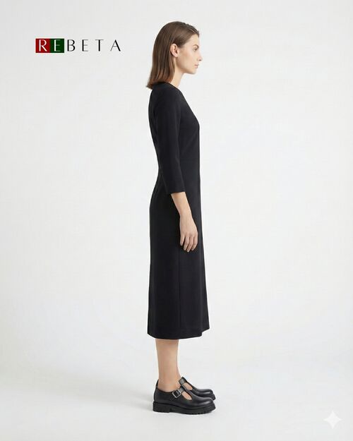 REBETA Deri Kadın Ayakkabı Siyah Açma