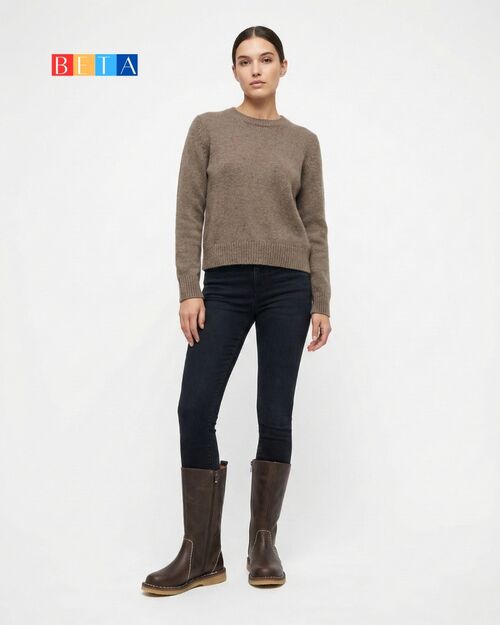 BETA Life Kadın Kahve Rengi Çizme