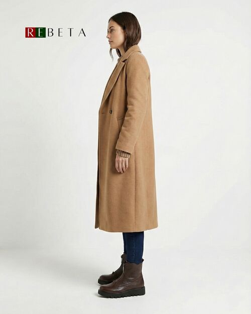 REBETA Deri Kadın Önü Fermuarlı Kahverengi Bot