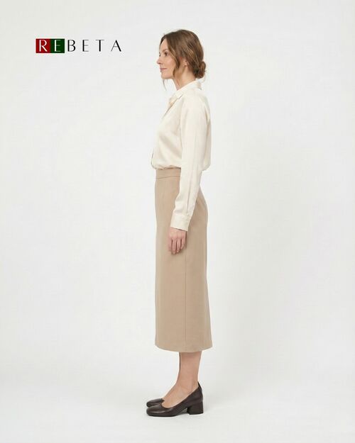 REBETA Deri Kadın Kahve Topuklu Ayakkabı