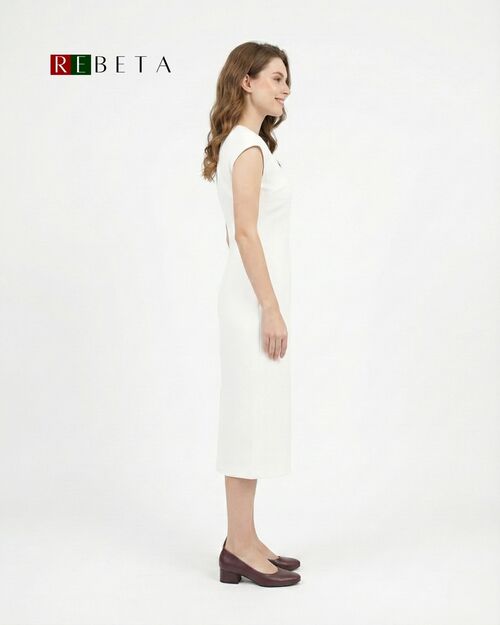 REBETA Deri Kadın Bordo Topuklu Ayakkabı