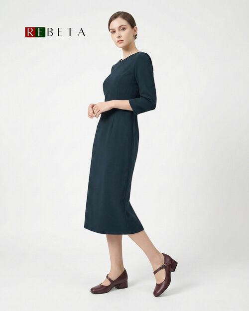 REBETA Deri Kadın Bağlamalı Topuklu Bordo Ayakkabı