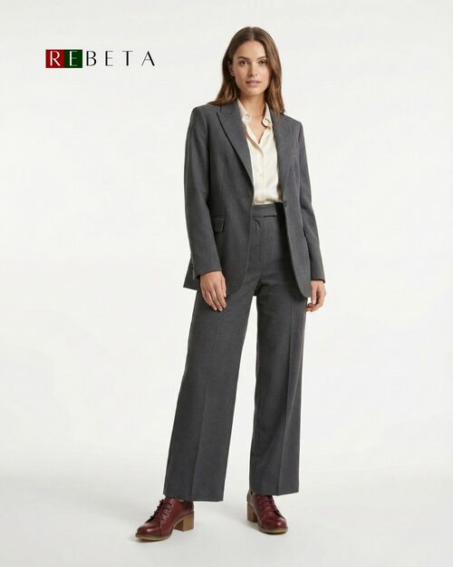 REBETA Deri Kadın Bağcıklı Topuklu Bordo Ayakkabı