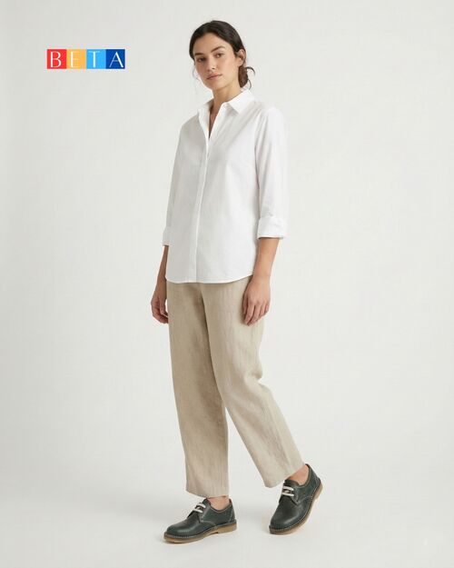 BETA Life Kadın Deri Bağcıklı Yeşil Ayakkabı