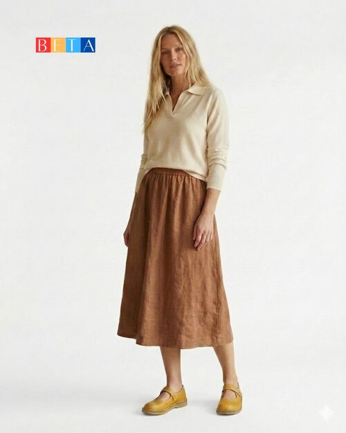 BETA Life Kadın Deri Taba Ayakkabı