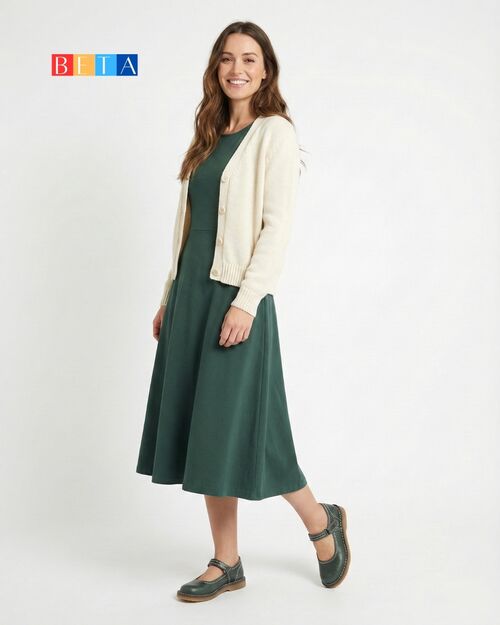 BETA Life Kadın Deri Yeşil Ayakkabı